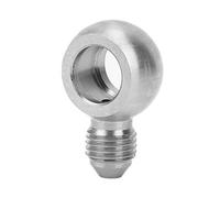 Stainless Steel an - 4 Adapter Fitting, Durable Practical Accessory for M12 Banjo Bolts - Rust - Proof Construction, Precise Machining, Easy Installation