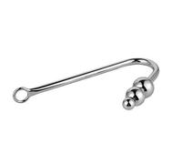 Stainless Steel Anal Hook and Bondage Rope, BDSM Anal Bondage Kit for Couples, Beaded Anal Hook