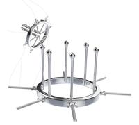 Stainless Steel Analexpander Anal Expander Vaginal Anal Dilator Anal Plug Anal Faithful Giant Fetish Masturbation Analplug Buttplug Butt Plug Fisting BDSM SM Anal Sex Toys for Men Women Gay Couples