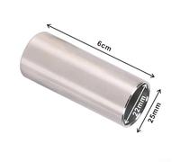 Stainless Steel and Acrylic Glass Guitar Slide Set with 6 Picks 3 Finger Picks 1 Thumb Pick for Acoustic Electric Bass Compatible with B