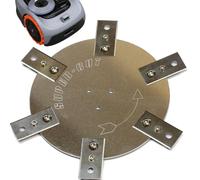 Stainless Steel and Aluminium Disc for Segway Navimow - 6 Fixed Blades - Robotic Lawnmower - i105 - i108E Series - Heavy Duty! Robot Mower Tuning Plates