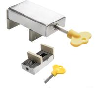 Stainless Steel and Aluminum Alloy Window Latch for Sliding and Casement With Functional Mechanical Design (D)