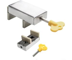 Stainless Steel and Aluminum Alloy Window Latch for Sliding and Casement With Functional Mechanical Design (D)