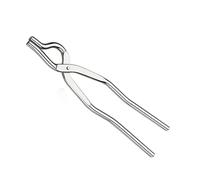 Stainless Steel and Metal Half Shape Pakkad, Tong, Utensil Holder, Pakkad Tong - Silver