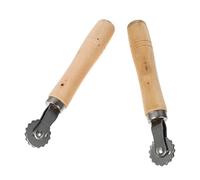 Stainless Steel and Plastic Beehive Embedder Tool 2pcs for Beekeepers | Manual Rolling Embed, Fitted Wooden Stick Gear, Fixes Foundation on Frames, for Frame Wire and Honeycomb Frame