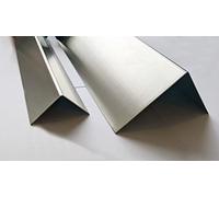 Stainless Steel Angle - Brushed/Satin Polished Metal wall Corner Protectors - Multiple Size's and Pack Qty's 100mm x 50mm - 750mm (75cm) long