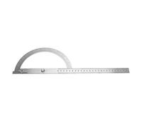 Stainless Steel Angle Finder Protractor Ruler High Precision 0 180 Degree Measuring Tool for Woodworking Construction Mechanical Processing 200x300mm