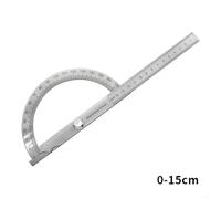 Stainless Steel Angle Ruler Tool with Rotatable 0 180 Degree Scale and Locking Screw for Automotive Parts Repair and Measurement