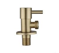 Stainless Steel Angle Valve with High Flow and Temperature Control, Engineered for Safety with Anti Explosion Design (gold)