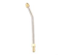 Stainless Steel Angled Pressure Washer Nozzle 30° 90° U-Shape Spray Tip for Cleaning Under Cars Quick Connect 1/4 Inch 25 Degree Jet(30 Degree)