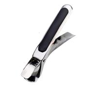 Stainless Steel Anti-Scald Bowl Clip Holder - Heat Resistant 450°F, Non-Slip Silicone Grip, Adjustable Kitchen Pot Clip for Hot Soup Bowls, Baking Dishes, Casseroles.(Black, One Size)
