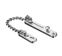 Stainless Steel Anti-Theft Door Chain Latch Silver Bronze Gold Black Lock Security Hardware for Door(Silver)