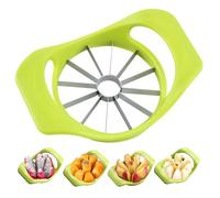 Stainless steel apple slicer corer;apple cutter divider;fruit cutter;fruit slicer;easy to use;time-saving and labor-saving;suitable for apples;pears;oranges;dragon fruit (12 blades)