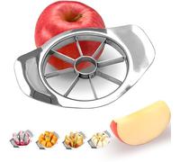 Stainless steel apple slicer corer;apple cutter divider;fruit slicer;fruit cutter;easy to use;time-saving and labor-saving;suitable for apples;pears;oranges;dragon fruit