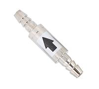 Stainless Steel Aquarium CO2 Check Valve Durable Non-Return Valve for CO2 Diffuser System with Compact Design