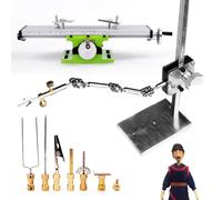 Stainless Steel Armature Rigging Kit with Slide Table & Connectors for Stop Motion Animation, Perfect for Action Figures, Puppets, and Model Building
