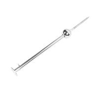 Stainless Steel Arrester Rod 3 Pole Thunder Protection Device Single Ball Design for Home Roof Tower High Rise Building 1 Meter Length Rustproof