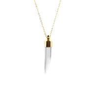 Stainless Steel Ashes Vial Necklace Urn Necklace Urns for Human Ashes Test Tube Necklace for Women Men Teens Party Gift Jewelry, Stainless Steel, No Gemstone
