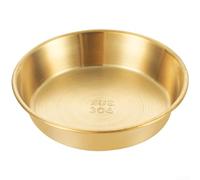 Stainless Steel Asian Dip Bowl Made from 304 Grade Material for Sauces For Pickled Vegetables Fries and Traditional Use (Golden - 10CM)