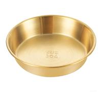 Stainless Steel Asian Dip Bowl Made from 304 Grade Material for Sauces For Pickled Vegetables Fries and Traditional Use (Golden - 13CM)