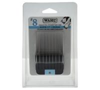 Stainless Steel Attachment Comb - # 8 For Cuts 1 Black by WAHL Professional for Men - 1 Pc Comb