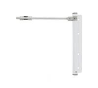 Stainless Steel Automatic Door Closer - Lightweight Quiet Hinge Buffer for Smooth Operation - Durable & Easy to Install (White)