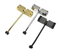 Stainless Steel Automatic Spring Door Closer Door Closing Device Can Adjust The Door Closing Device Furniture Door Hardware 1Pcs(Silver)