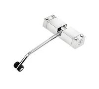 Stainless Steel Automatic Spring Door Closer Doors Closing Device Can Adjust The Furniture Hardware Stable, Low Noise(Silver)
