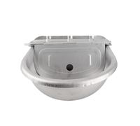 STAINLESS STEEL AUTOMATIC WATERER PET LIVESTOCK TOOL ANIMALS WATER BOWL WITH FLOATING BALL CATTLE HORSE GOAT SHEEP DOG FOR ANIMAL FARM
