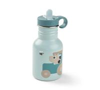 Stainless Steel Baby Bottle Done by Deer Tiny farm Bleu 350 ml