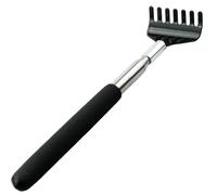 Stainless Steel Back Scratcher and Massager - Telescoping Tool with Extendable Handle for Adults