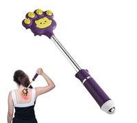 Stainless Steel Back Scratcher - Extendable Telescopic Scratcher with Massage Roller | Portable Itch Relief for Men, Women, Adults, Office, Home and Travel Comfort