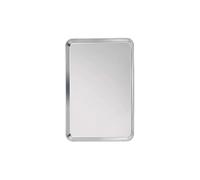 Stainless Steel Baking Sheet Pan with Cooling Rack Metal Bakery Quarter Sheet Pan Nonstick Jelly Roll Pan for Oven for Biscuits(Small pan)