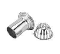 Stainless Steel Balcony Drain Gutter Guard Strainer Anti-Clogging Debris Filter Mesh Screen Easy Installation Stainless Steels Balcony Roof Floor Raise Floor Anti-Clogging Debris Stoppers Fittings