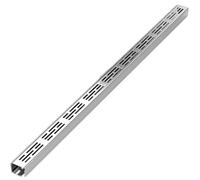 Stainless Steel Balcony Small Drain System Kit Length 39.4in, U-shaped Ditch Drainage Channel Grate Sidewalk, Courtyard Metal Floor Trench With Caps(39.4X2.8X2IN)