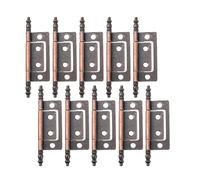Stainless Steel Ball Bearing Square Door Hinge 10pcs Decorative Wooden Furniture Fittings Door Hinges for Cabinet and Jewelry Boxes