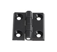 Stainless Steel Ball Bearing Square Door Hinge 1pcs 40/50/60mm Zinc Alloy Black Butt Cabinet Door Hinges Hardware for Furniture(60x60mm)