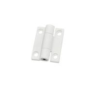 Stainless Steel Ball Bearing Square Door Hinge 1pcs White/Black Plastic Adjustable Torque High Strength Shaft Core Damping Hinges(White)