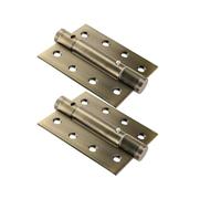 Stainless Steel Ball Bearing Square Door Hinge 2pcs Aluminum Alloy Damping Hydraulic Heavy Duty Mute Self Closing Door Hinges