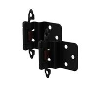 Stainless Steel Ball Bearing Square Door Hinge 2pcs Black Self Closing Metal Soft Close Cabinet Door Hinges Strong Load Bearing