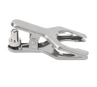 Stainless Steel Ball Joint Clamp 35# Lab Clamp with Top Screw for Bottle Mouth, Standard Mouth Clamp for Scientific Research and Teaching Experiments