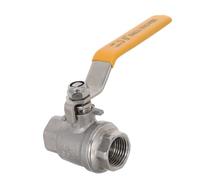 Stainless Steel Ball Valve 1/2 Inch Npt Female Full Port Lockable Handle | Corrosion Resistant, Precise Fluid Control, Easy Maintenance, Silver Finish, Home and Industry Plumbing Use