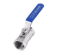 Stainless Steel Ball Valve Lever, Shut Off Valve Female Thread Reduced Port Full Bore Ball Valve (3/4 (6 Points))