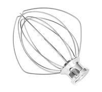 Stainless Steel Balloon Wire Whip Mixer Attachment, Compatible for KitchenAid, K45WW Flour Cake Food Balloon Whisk Egg Cream Kitchen Tool