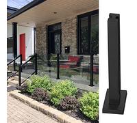 Stainless Steel Balustrade Posts & Fencing Kit with Glass Brackets for Secure Pool and Deck Safety