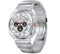Stainless Steel Band Compatible with Galaxy Watch ultra 2/1 Bands 47mm (2025/2024),No Gap Business Metal Replacement Strap for Men Samsung Galaxy watch 8/7 Ultra Band (Silver)