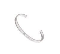 Stainless Steel Bangle Adjustable Wristband Lightweight Comfortable Accessory For Casual Or Formal Wear Versatile Adjustable Wrist Jewelry