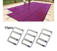 Stainless Steel Bar Buckle for Pool Safety Cover Installation - 48x32mm Rust-Resistant Anchor Fitting Compatible with Most Brands, Includes 5/8" an(1PC)