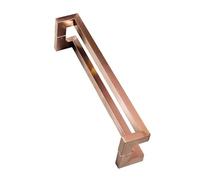 Stainless Steel Bar Door Handle, Heavy Duty Surface Mounted Pull Handle for Shower Rooms, Offices, Commercial Spaces, Sliding & Swing Glass Doors, Bathroom, Industrial Hardware