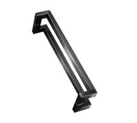 Stainless Steel Bar Door Handle, Heavy Duty Surface Mounted Pull Handle for Shower Rooms, Offices, Commercial Spaces, Sliding & Swing Glass Doors, Bathroom, Industrial Hardware